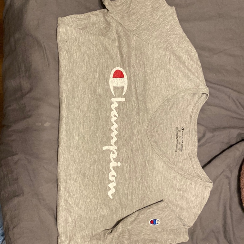 Gray Champion tee shirt